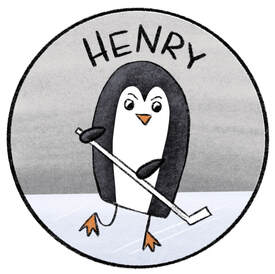 Henry the hockey penguin